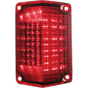 United Pacific CTL6869LED-R 1968-69 Chevy El Camino & Station Wagon LED Tail Light Lens - R/H, 1 Pack