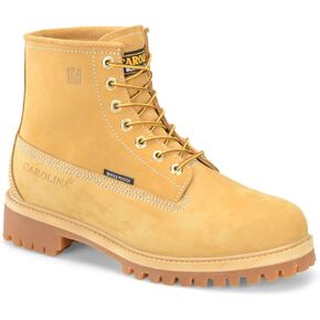 Carolina Men's CA3045 Journeyman Lo Waterproof Work Boot Light Beige 10.5 D
