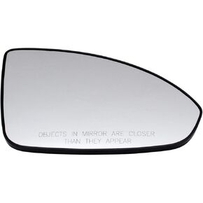 Passenger Side Mirror Glass Assembly With Plastic Backing Plate (Non-Heated) Compatible with 2011-2016 Chevrolet Cruze, 2016 Cruze Limited
