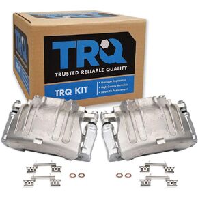 TRQ Front Brake Caliper Set Compatible with 2005-2011 Chrysler 300 2009-2011 Dodge Challenger 2006-2011 Charger 2005-2008 Magnum