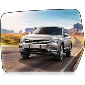 Left Driver Side Mirror Replacement Glass Compatible with 2004 2005 2006 2007 2008 2009 2010 2012 2013 2014 Ford F150 Rearview Heated Exterior Mirror Replace 4L3Z-17K707-DB