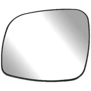 Fit System - 33241 Driver Side Heated Mirror Glass w/Backing Plate, Chrysler Town & Country, Grand Caravan, C/V, 6 1/16" x 6 3/4" x 8" (w/o Blind Spot)