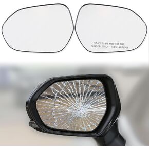 Door Rearview Mirror Lens Fit For Toyota Camry/Camry Hybrid/Corolla 2018-2020 Heated Rearview Mirror Glass Reflector Convex Glass 8790206160 TO1325139 Rearview Mirror Accessories(Right Passenger Side)