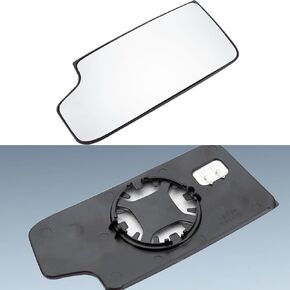 Driver Left Side Heated Mirror Glass, Towing Mirror Glass Lower, with Rear Holder Fits Silverado 1500 2014-2017/ Silverado 2500 3500 2015-2017, Sierra 1500/25002 2015-2017 Replaces 23444114