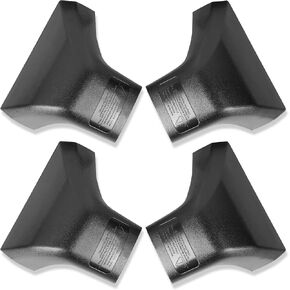 4Pcs PT767-48200-CVLR Right Rear Roof Rack Rail Cover End Cap Replacement, Compatible with 2020-2024 Toyota Highlander Limited/Platinum/XLE/XSE, Replace PT76748200CVLR