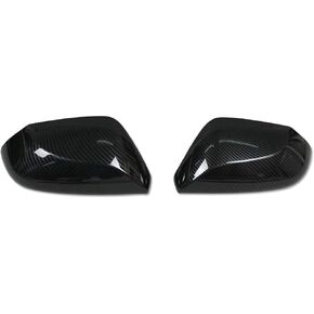 for Toyota New Camry 2024 2025 Rear View Mirror Guard Cover Trims Carbon Fiber Pattern
