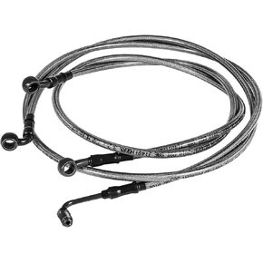 1068 Extended Front/Rear Brake Lines Flexible Fit for ATV Polaris RZR 800/S 800/4 800/XP 900/570/XP 4 900