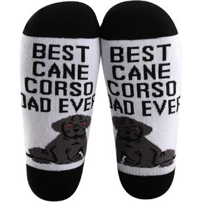 G2TUP Cane Corso Socks Cane Corso Lover Gifts Italian Mastiff Gift Best Cane Corso Dad Ever Gifts Corso Dad Socks
