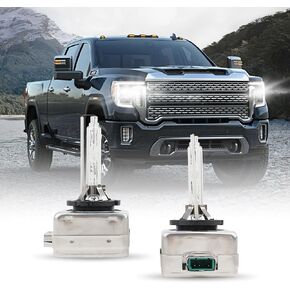 D3S Xenon HID Headlight Bulbs 6000K Cool White 35W Compatible with 2015-2020 GMC Yukon XL Acadia Denali, D3S C1 Replacement Bi-Xenon Lights Headlamps Projector Lights, Pack of 2