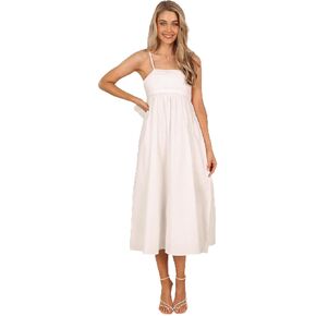 فستان متوسط ​​الطول نسائي من Petal & Pup بظهر على شكل فيونكة in Kuwait