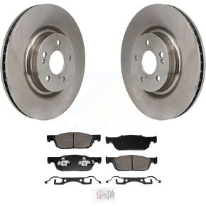 Transit Auto Front Disc Brake Rotors And Ceramic Pads Kit Replacement For 2022-2023 Acura MDX 3.5L K8A-107884