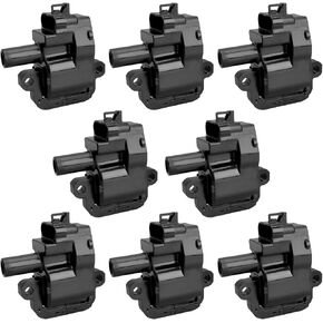 ENA Pack of 8 Ignition Coils Compatible with Chevrolet CTS Avalanche Camaro Corvette Silverado Yukon Firebird V8 5.7L 8.1L Replacment For C1144 UF192 12556450 12558948