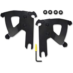 Memphis Shades Trigger Lock Mount Kit for Road Warrior Fairing Compatible for Harley-Davidson Road King 2019 - Black