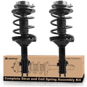 MOSTPLUS Front Struts Shocks Compatible for 2005 2006 2007 2008 2009 Subaru Legacy 172498 172499 Shock Abosrber Coil Spring Strut Assembly