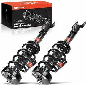 A-Premium Front Pair (2) Shock Complete Strut & Coil Spring Assembly Compatible with Dodge Challenger 2012-2019, Charger 2011-2021 & Chrysler 300 2012-2021, Driver and Passenger Side