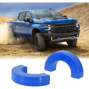أغطية خطافات السحب BESTZHEYU مناسبة لـ 2007-2024 Chevy Silverado 1500، غطاء أمامي مخصص لخطافات سحب السيارة متوافقة مع ملحقات 2007-2024 شيفروليه سيلفرادو 1500 باللون الأحمر