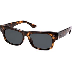 SOJOS Retro Square Polarized Sunglasses for Women Men Vintage Shades UV400 Protection Sunnies SJ2338