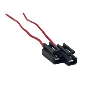 170073 Pigtail Harness Cable Wires Compatible with HEI Distributor - 12V Ignition Coil and Tachometer Wiring Connector, 11" Red and Green Battery and Tach Wire Accessories LJQ