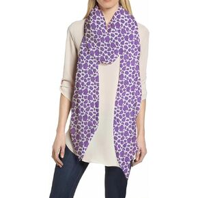 Lina & Lily Cow Animal Print Women's Scarf Shawl Wrap Lightweight