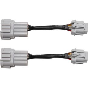 MDEOOSKY Headlight Conversion Adapters Replacement for Nissan 350z 2003-2005 HID Wiring 8 to Halogen 6 2Pcs