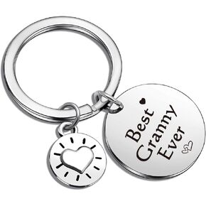 Nothers ASANHAO Best Granny Ever Gift great Grandma Gift Nana Gift Granny Jewelry Mimi Gift Grandmother Keychain Best Granny Ever Jewelry Gigi Gift Best Granny Ever Keychain