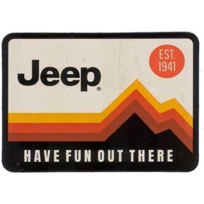 Jeep Have Fun Out There Vinyl Sticker (4" X 3")
