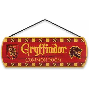 Harry Potter Ravenclaw Common Room Hanging Wood Wall Decor - Fun Ravenclaw Sign for Teen Bedroom or Movie Room