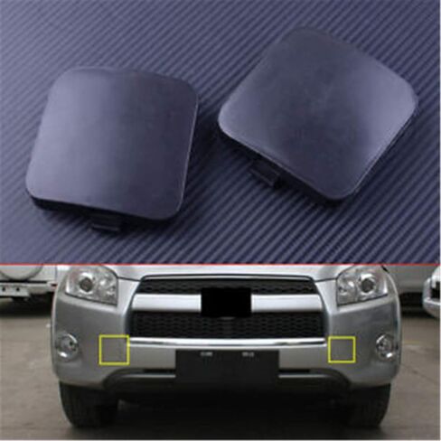 Pack of 2 Front Bumper Driver and Passenger Side Tow Hook Eye Cover Cap 2 PCS Front Left & Right Replacement for 2006 2007 RAV4 53286-42931 53285-42930 in Saudi Arabia