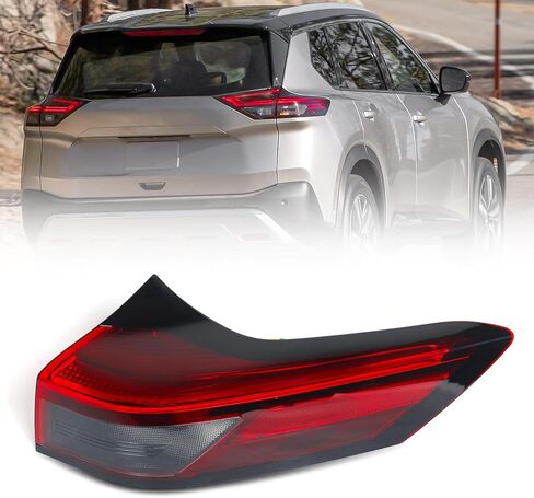 Huray Right LED Outer Tail Light Fit for Nissan Rogue 2021-2024, RH Taillight Tail lamp Rear Brake Lamp Assembly OE Style Replacement for NI2805122 265506RR0A Passenger Side in Saudi Arabia