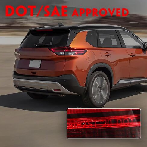 Huray Right LED Outer Tail Light Fit for Nissan Rogue 2021-2024, RH Taillight Tail lamp Rear Brake Lamp Assembly OE Style Replacement for NI2805122 265506RR0A Passenger Side in Saudi Arabia