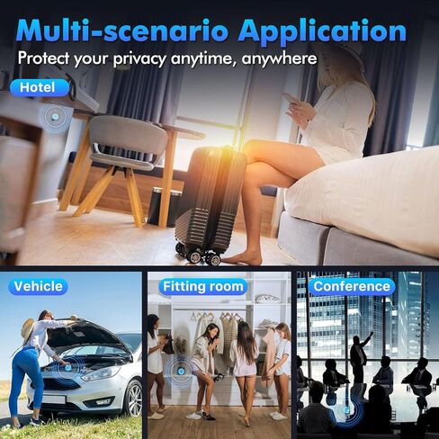 JMDHKK M8000 Hidden Camera Detector, Bug Detector,Camera Finder, Signal Detector for Hotels, Travels, Vehicles, Offices, Public Fitting Rooms (Black) in Saudi Arabia