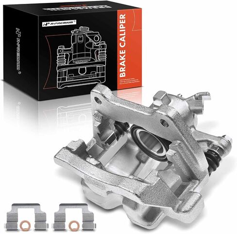 A-Premium Disc Brake Caliper Assembly with Bracket Compatible with Select Land Rover Models - LR4, For Range Rover Sport, 2010-2012, V8 5.0L, Sport Utility - Rear Right Passenger Side in Saudi Arabia
