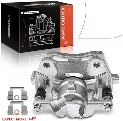 A-Premium Disc Brake Caliper Assembly with Bracket Compatible with Select Land Rover Models - LR4, For Range Rover Sport, 2010-2012, V8 5.0L, Sport Utility - Rear Right Passenger Side in Saudi Arabia