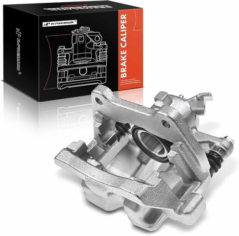 A-Premium Disc Brake Caliper Assembly with Bracket Compatible with Select Land Rover Models - LR4, For Range Rover Sport, 2010-2012, V8 5.0L, Sport Utility - Rear Right Passenger Side in Saudi Arabia