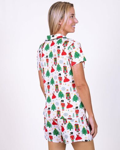 Amanda Blu Women’s Classic Pajamas Holiday Top & Pants Lounge/PJ Set, Super Soft, Comfy Wide Leg in Kuwait