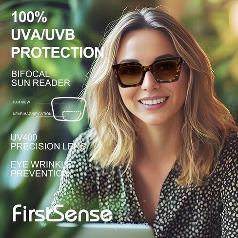 3 Pack Bifocal Reading Sunglasses for Women Fashion Sun Readers Glasses Spring Hinge Outdoor Reading Glasses UV400 Protection, +2.5 in Saudi Arabia