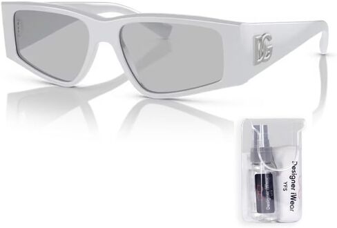 Dolce & Gabbana DG4453 Rectangle Sunglasses for Men + BUNDLE With Designer iWear Complimentary Eyewear Kit in Saudi Arabia