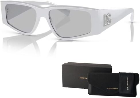 Dolce & Gabbana DG4453 Rectangle Sunglasses for Men + BUNDLE With Designer iWear Complimentary Eyewear Kit in Saudi Arabia