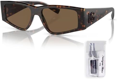 Dolce & Gabbana DG4453 Rectangle Sunglasses for Men + BUNDLE With Designer iWear Complimentary Eyewear Kit in Saudi Arabia