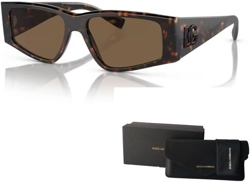 Dolce & Gabbana DG4453 Rectangle Sunglasses for Men + BUNDLE With Designer iWear Complimentary Eyewear Kit in Saudi Arabia