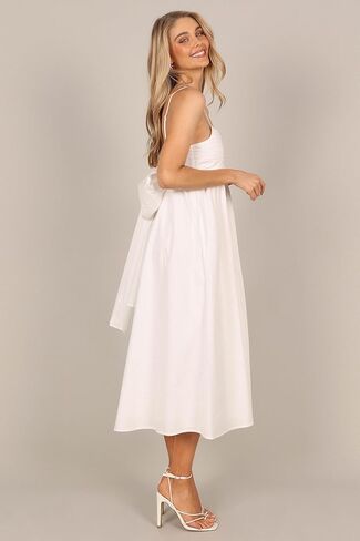 Petal & Pup Women's Alice Bow Back Midi Dress in Kuwait