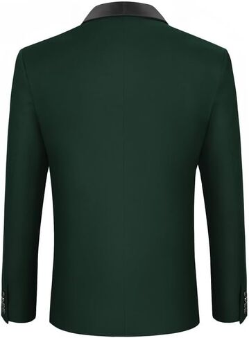 MAGE MALE Men's Tuxedo Jacket Slim Fit One Button Solid Blazer Jacket for Dinner,Prom,Party in Saudi Arabia