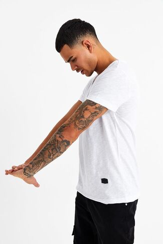 Leif Nelson Men's Oversized Long Sleeve T-shirt Sweatshirt LN6280 in Saudi Arabia