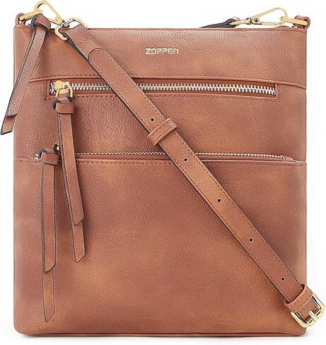 Purses for Women Crossbody Bag Trendy, Vegan Leather Crossbody Shoulder Bag Adjustable Strap, Zipper Pocket Crossbody Purse in Kuwait
