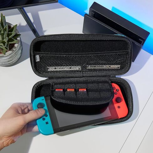 Numskull Official Avatar: The Last Airbender Hard Shell Travel Case for Nintendo Switch and OLED Model 2021 Console - Fits 10 Games and Switch Accessories in Kuwait