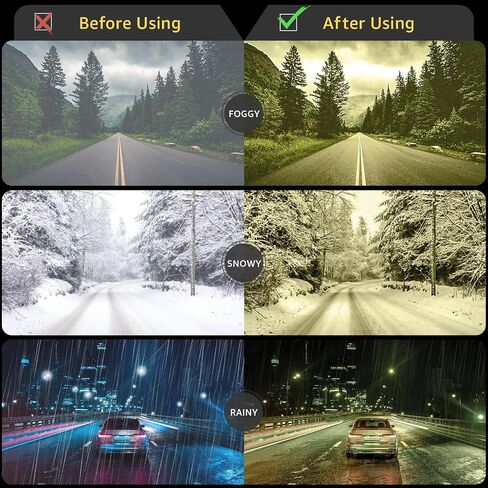 Myiaur Night Vision Driving Glasses for Women, Polarized Anti-Glare Fishion Glasses at Night Time Yellow Lens 7059 in Saudi Arabia