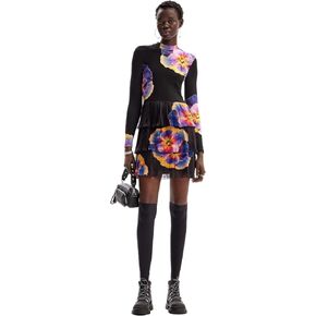 Desigual Women's Woman Knit Dress Long Sleeve