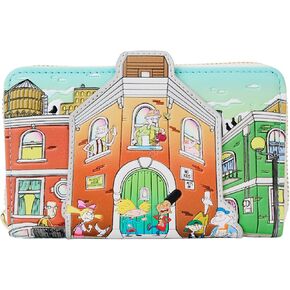 Loungefly Hey Arnold Sunset Arms Boarding House Zip Around Wallet