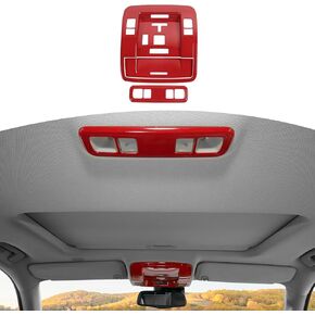 RT-TCZ for Silverado Overhead Console Panel Trim Cover for Chevy Silverado GMC Sierra 2014-2018 ABS Black Carbon Fiber Interior Accessories 3pcs