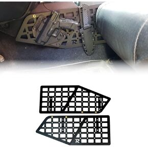 Rago Fabrication Center Console Modular Storage Panel for 2014-2021 Toyota Tundra 2nd Gen | Attach Pouches, Holsters, Flashlights, & Molle Accessories | Made in The USA